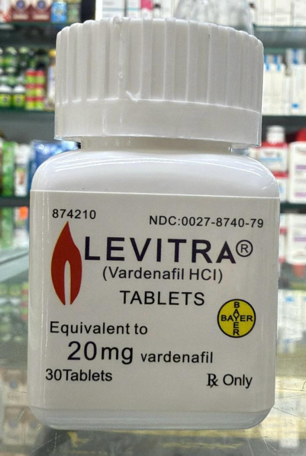 Levitra 20mg tablets (Vardenafil HCl) – 30 tablets | Original Bayer Formula