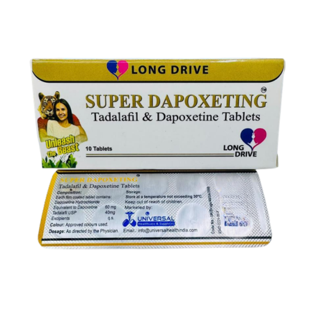 Super Dapoxeting Tadalafil & Dapoxetine Tablets - Image 3