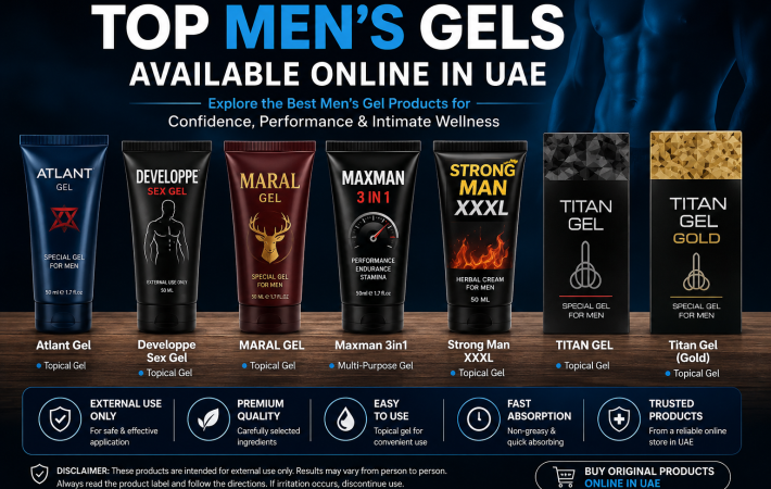 Top Men’s Gels Available Online in UAE