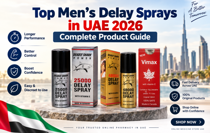 Top men’s delay sprays in UAE 2026